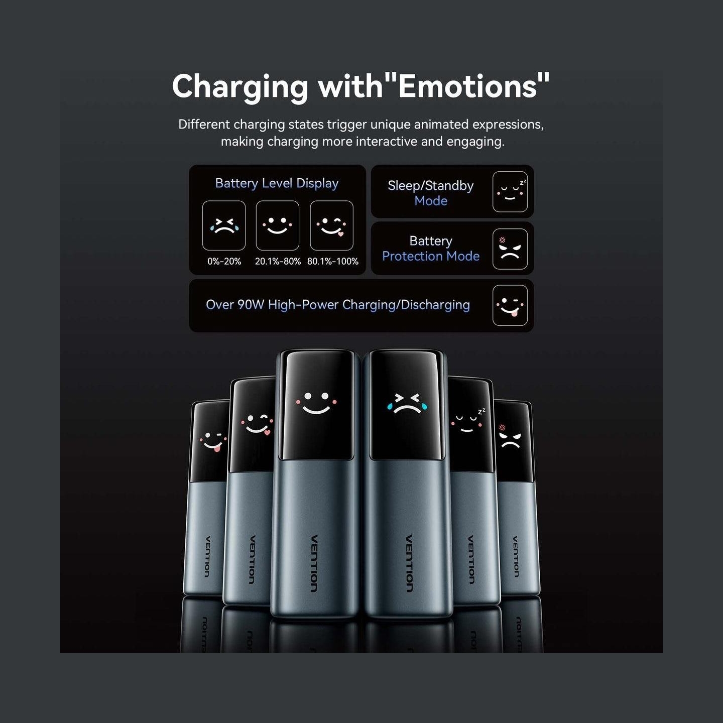 Vention POWER BANK USB 27000MAH 200W/FKGH0 VENTION