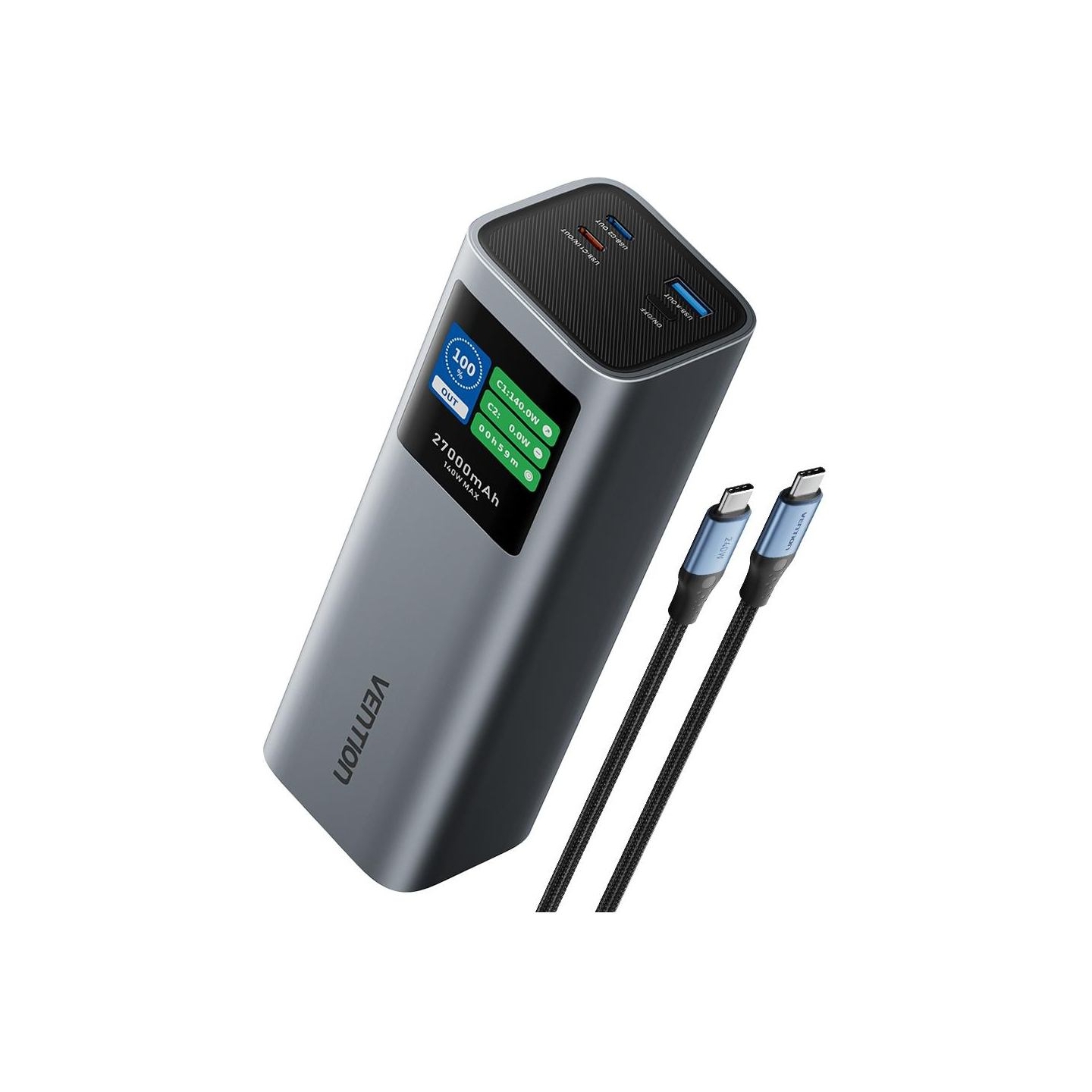 Vention POWER BANK USB 27000MAH 140W/FKEH0 VENTION