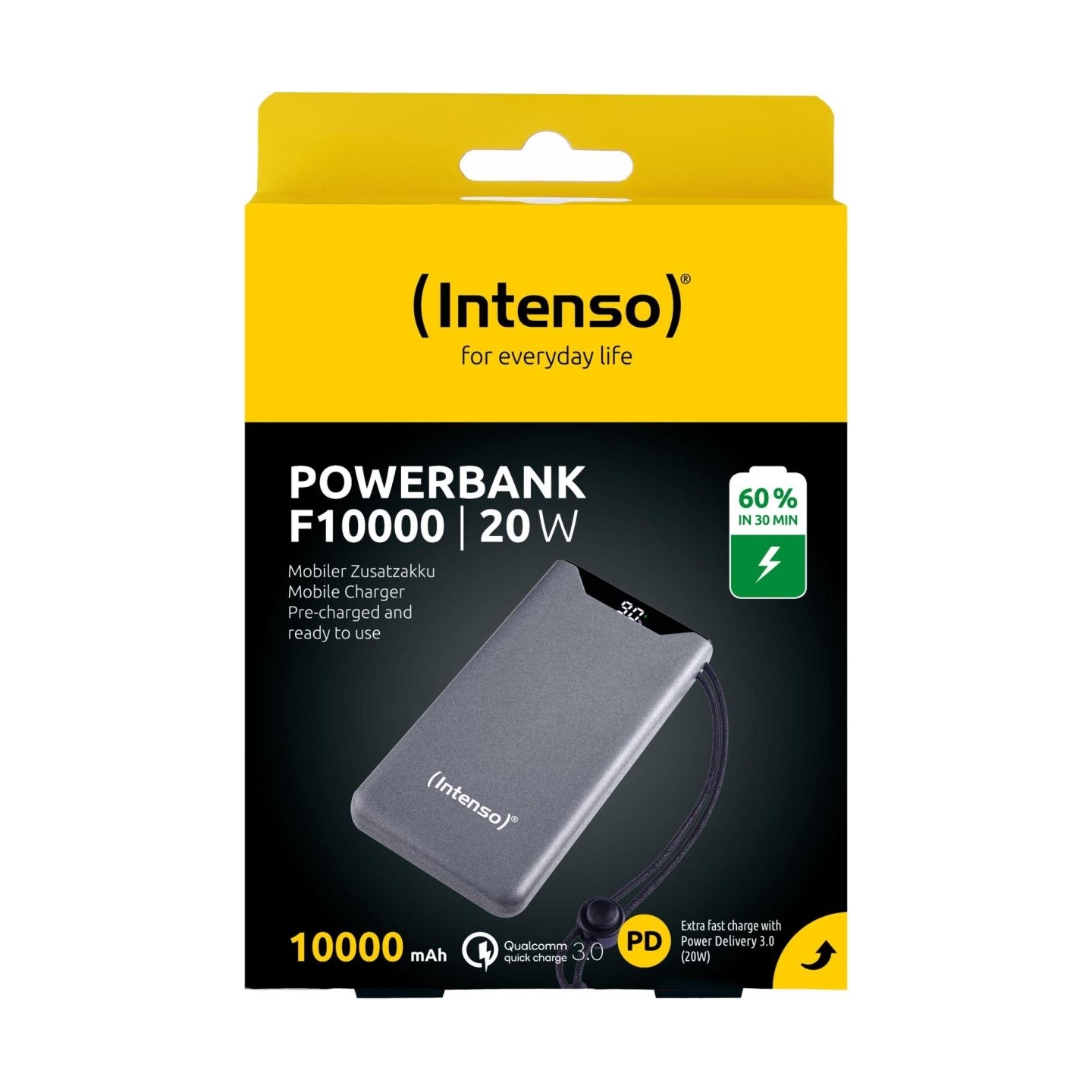 Intenso POWER BANK USB 10000MAH QC3.0/GREY 7332034 INTENSO