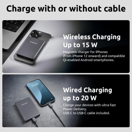 Intenso POWER BANK USB 5000MAH MAG/GREY 7344024 INTENSO