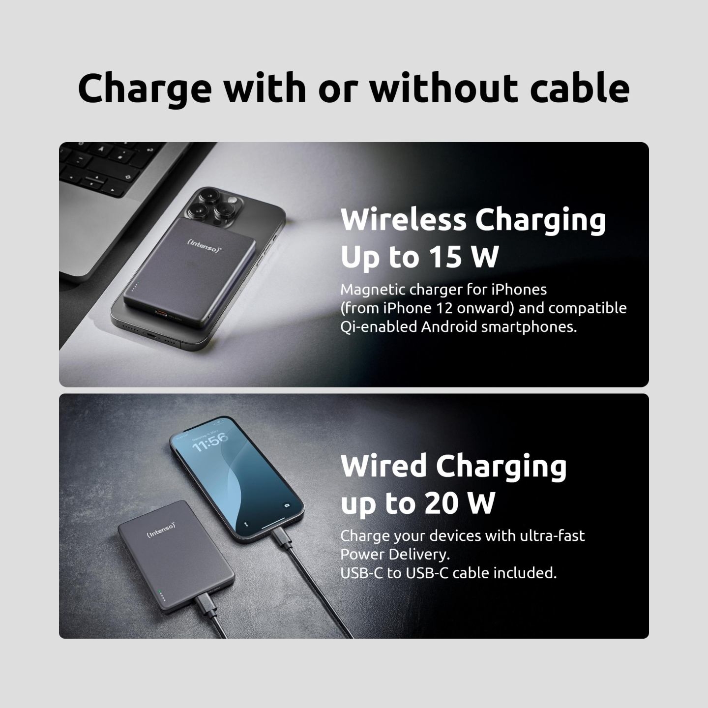 Intenso POWER BANK USB 5000MAH MAG/GREY 7344024 INTENSO