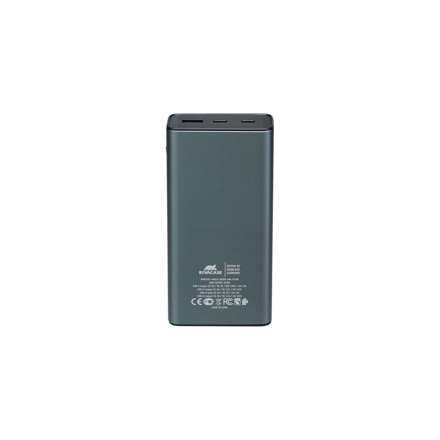 Rivacase POWER BANK USB 20000MAH/VA1022 RIVACASE