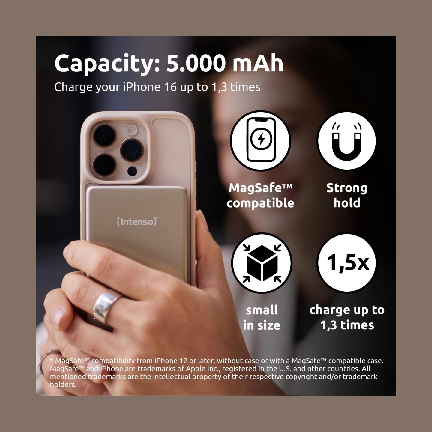 Intenso POWER BANK USB 5000MAH MAG/CHAMPAGNE 7344021 INTENSO