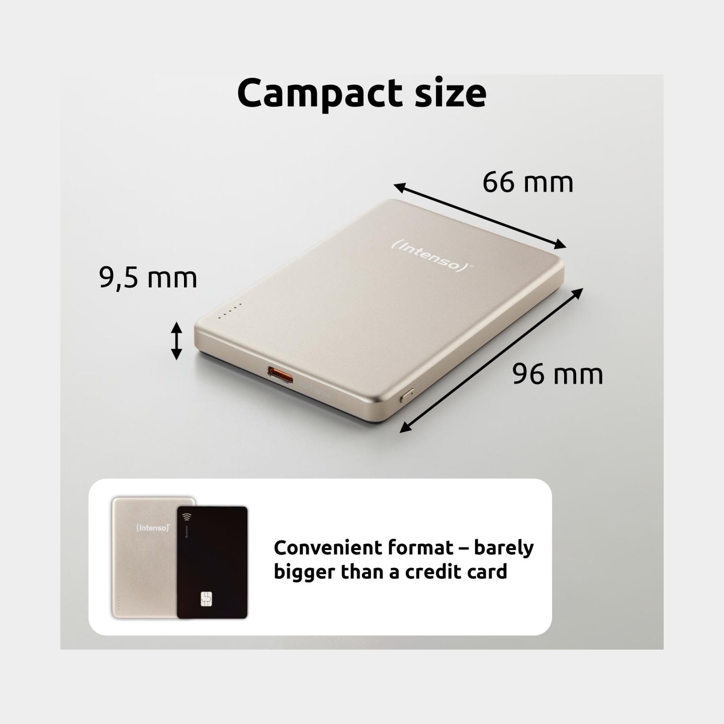 Intenso POWER BANK USB 5000MAH MAG/CHAMPAGNE 7344021 INTENSO