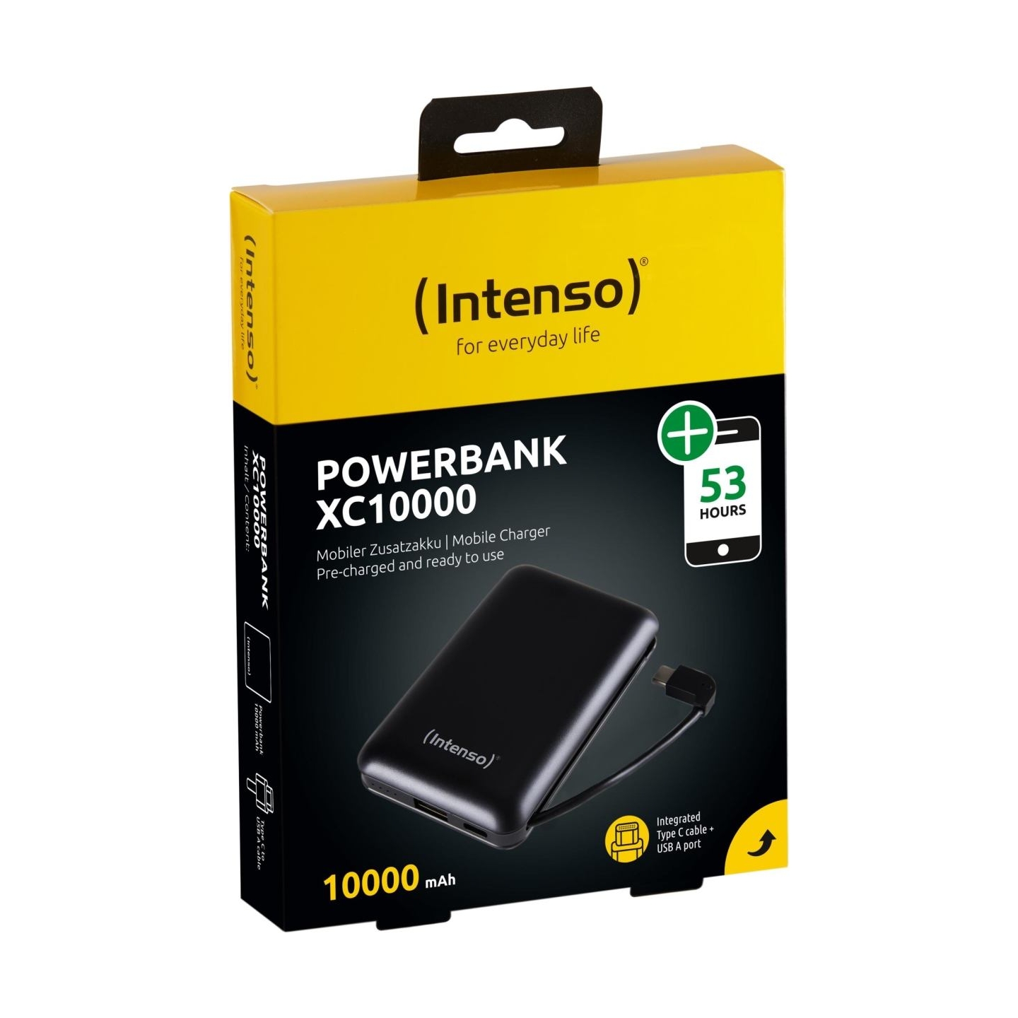 Intenso POWER BANK USB 10000MAH/BLACK XC10000 INTENSO