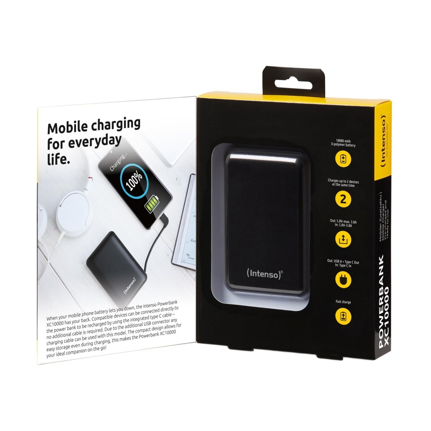 Intenso POWER BANK USB 10000MAH/BLACK XC10000 INTENSO
