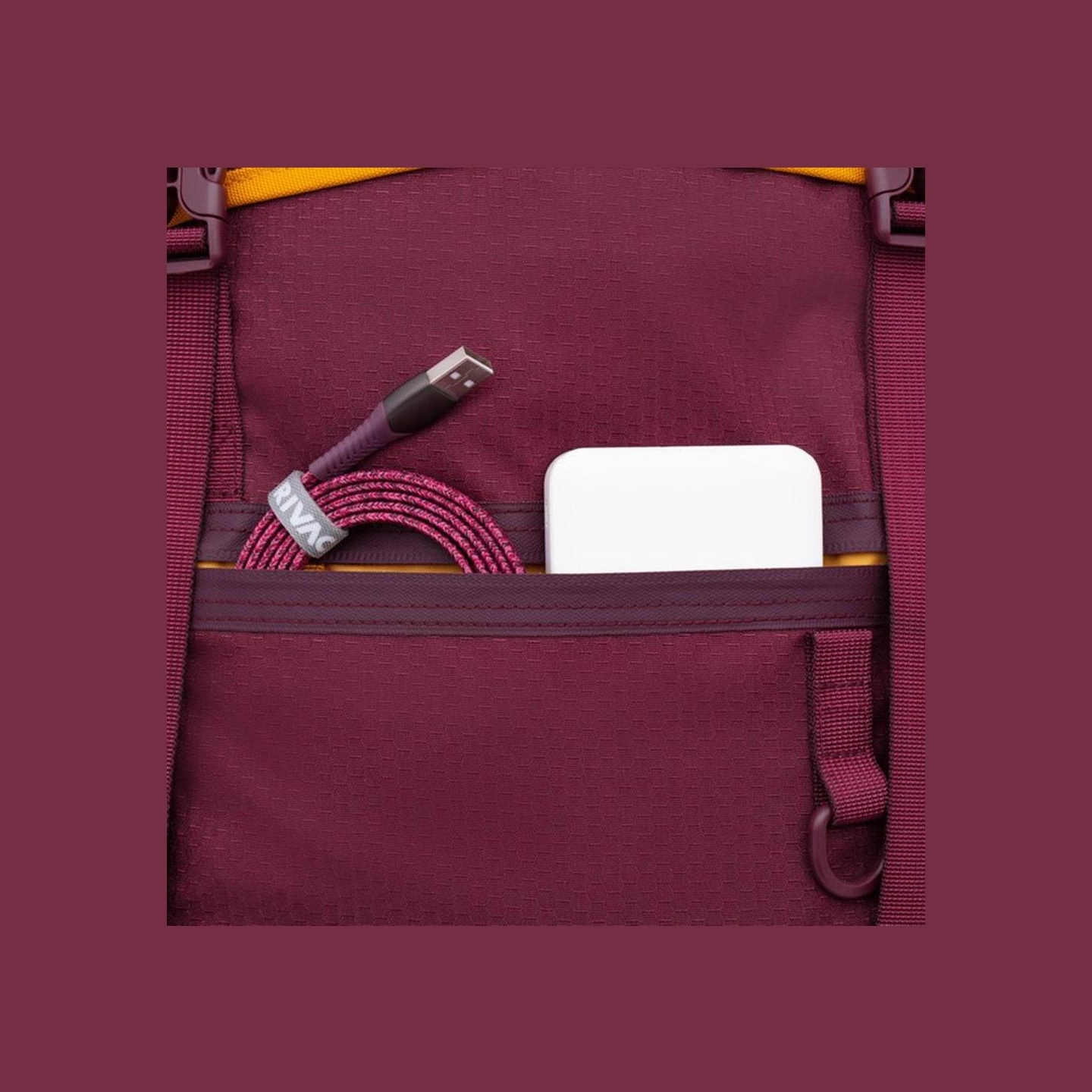 Rivacase NB BACKPACK 30L 17.3"/BURGUNDY RED 5361 RIVACASE