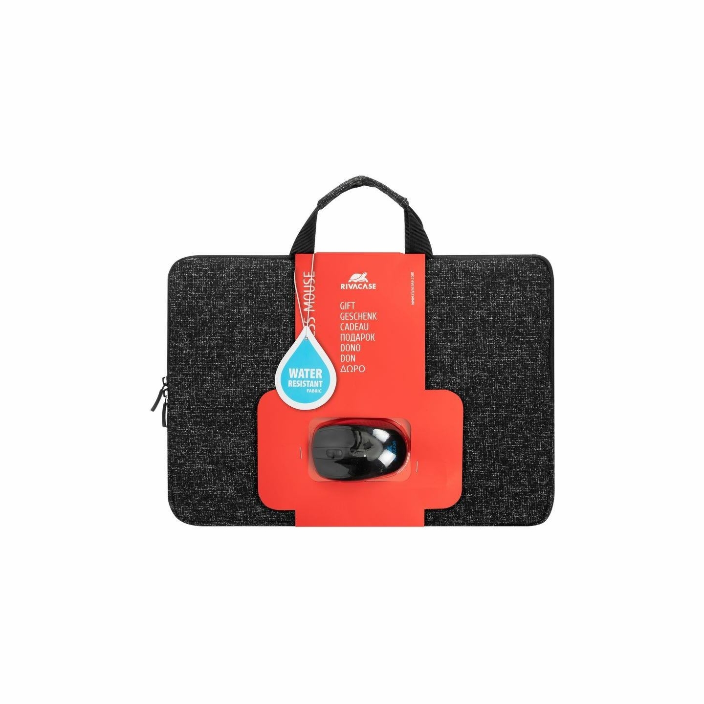Rivacase NB SLEEVE ANVIK 15.6" + MOUSE/7916 BLACK RIVACASE