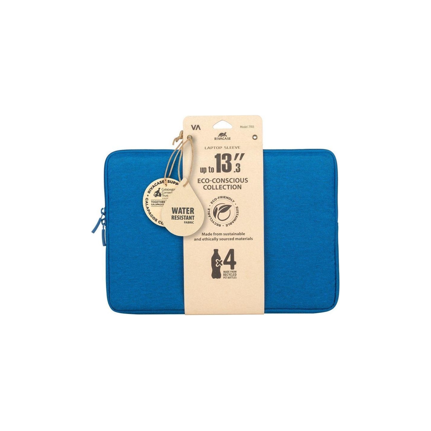 Rivacase NB SLEEVE SUZUKA ECO 13.3-14"/7703 AZURE RIVACASE