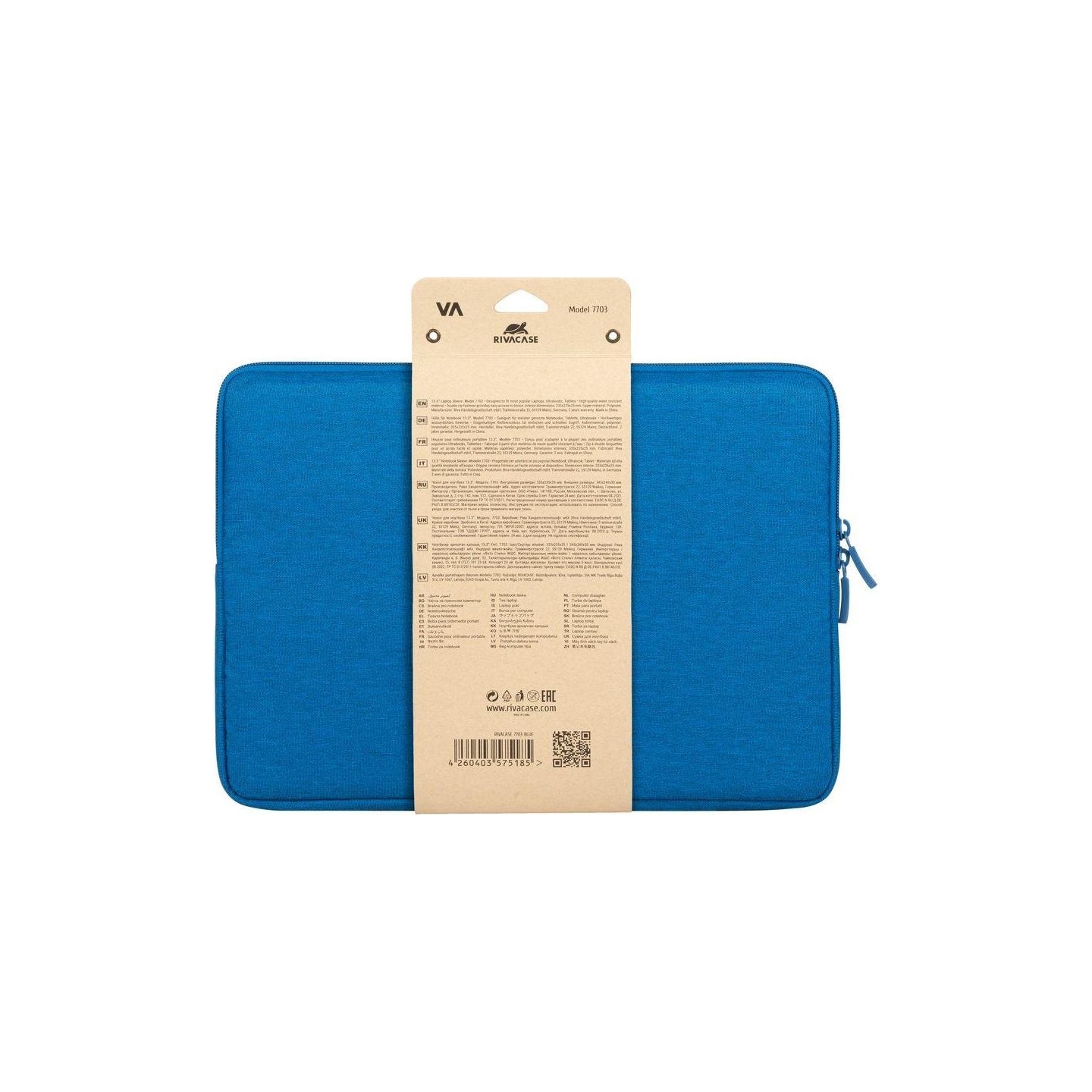 Rivacase NB SLEEVE SUZUKA ECO 13.3-14"/7703 AZURE RIVACASE