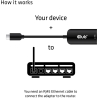 Club3D I/O ADAPTER USB3.2 TO RJ45/M/F CAC-1520 CLUB3D