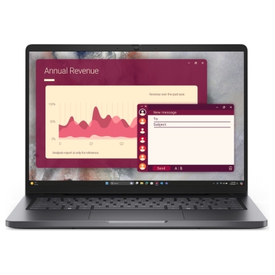 Dell Pro 14 PC14250 / U7 265U/ 16GB/ 512GB SSD/ FgrPr & SmtCd/FHD IR Cam & Mic/ WLAN + BT/ 14.0" FHD+/ Nord Backlit Kb/ 65W/ W11