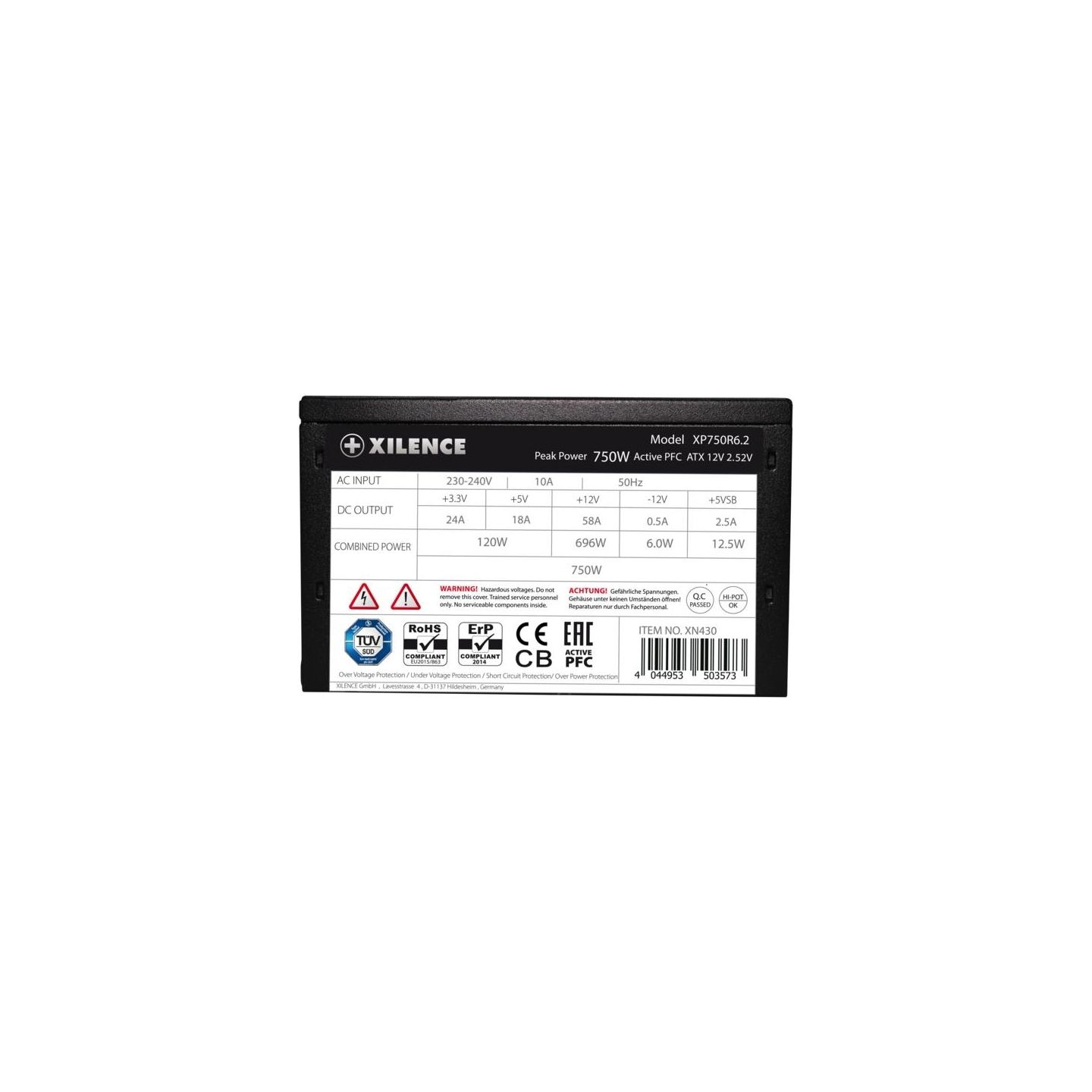 Xilence Power Supply|XILENCE|Performance C+ | XP750R6.2|XN430