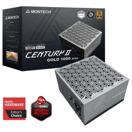 Montech Power Supply|MONTECH|CENTURY II|ATX|1050 W|CENTURYII1050