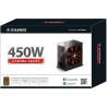 Xilence Power Supply|XILENCE|450 Watts|Efficiency 80 PLUS BRONZE|PFC Active|XN213