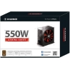 Xilence Power Supply|XILENCE|550 Watts|Efficiency 80 PLUS BRONZE|PFC Active|XN215