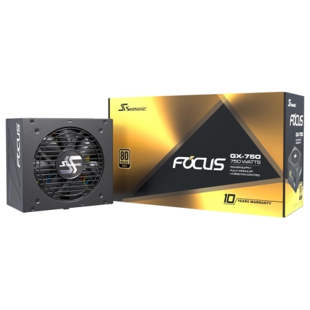 Seasonic Power Supply|SEASONIC|FOCUS-GX-750-ATX31|750 Watts|Efficiency 80 PLUS GOLD|MTBF 100000 hours|FOCUS-GX-750-ATX31