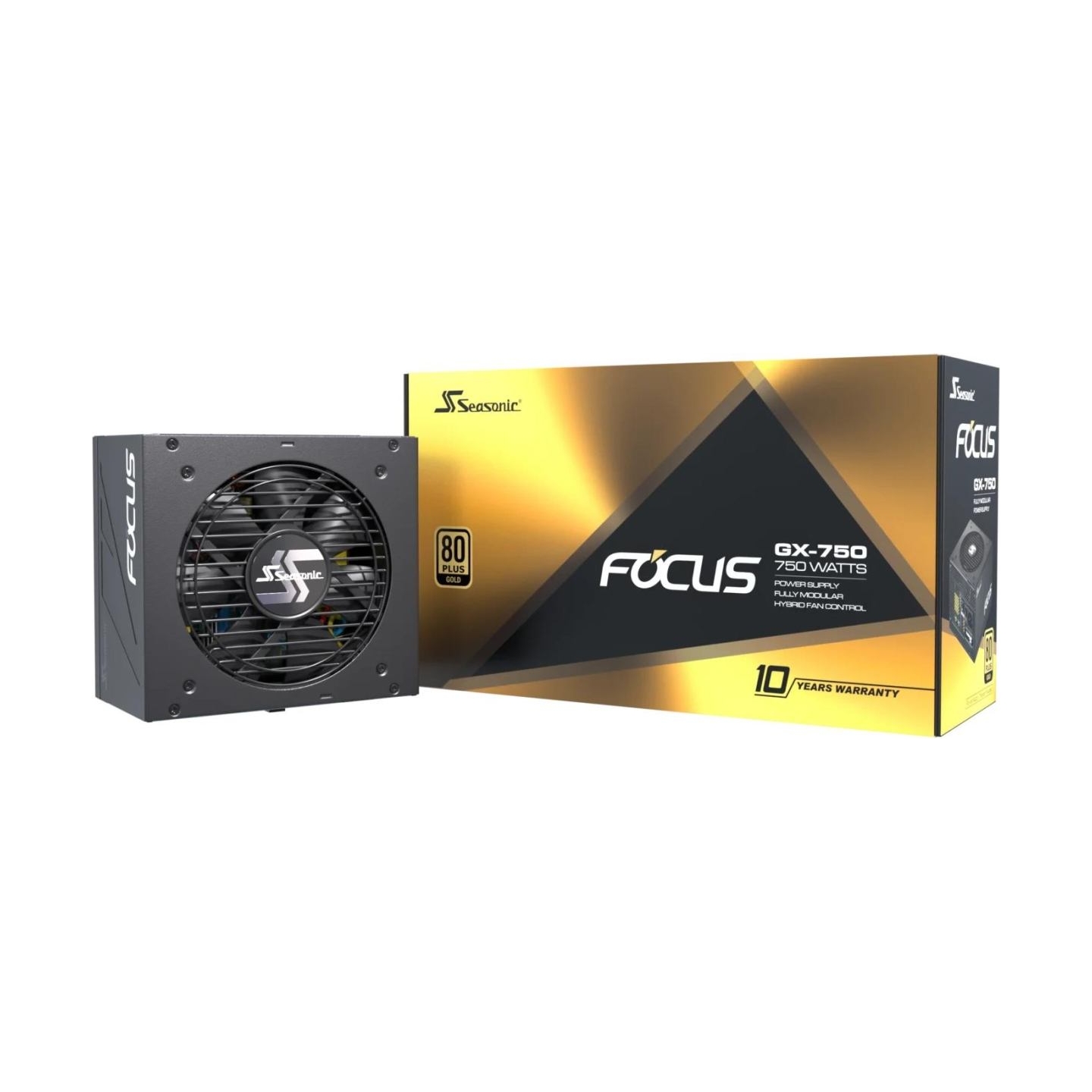 Seasonic Power Supply|SEASONIC|FOCUS-GX-750-ATX31|750 Watts|Efficiency 80 PLUS GOLD|MTBF 100000 hours|FOCUS-GX-750-ATX31