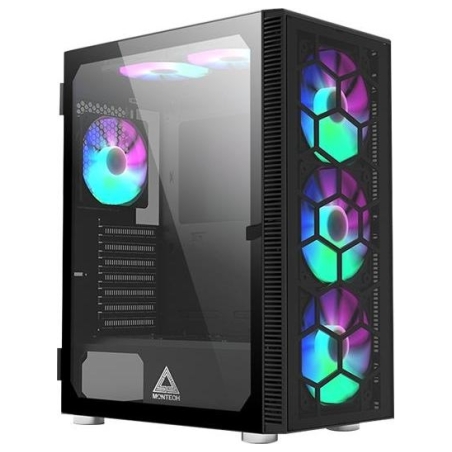 Montech Case|MONTECH|X3 Glass|MidiTower|Not included|Colour Black|X3GLASS(B)