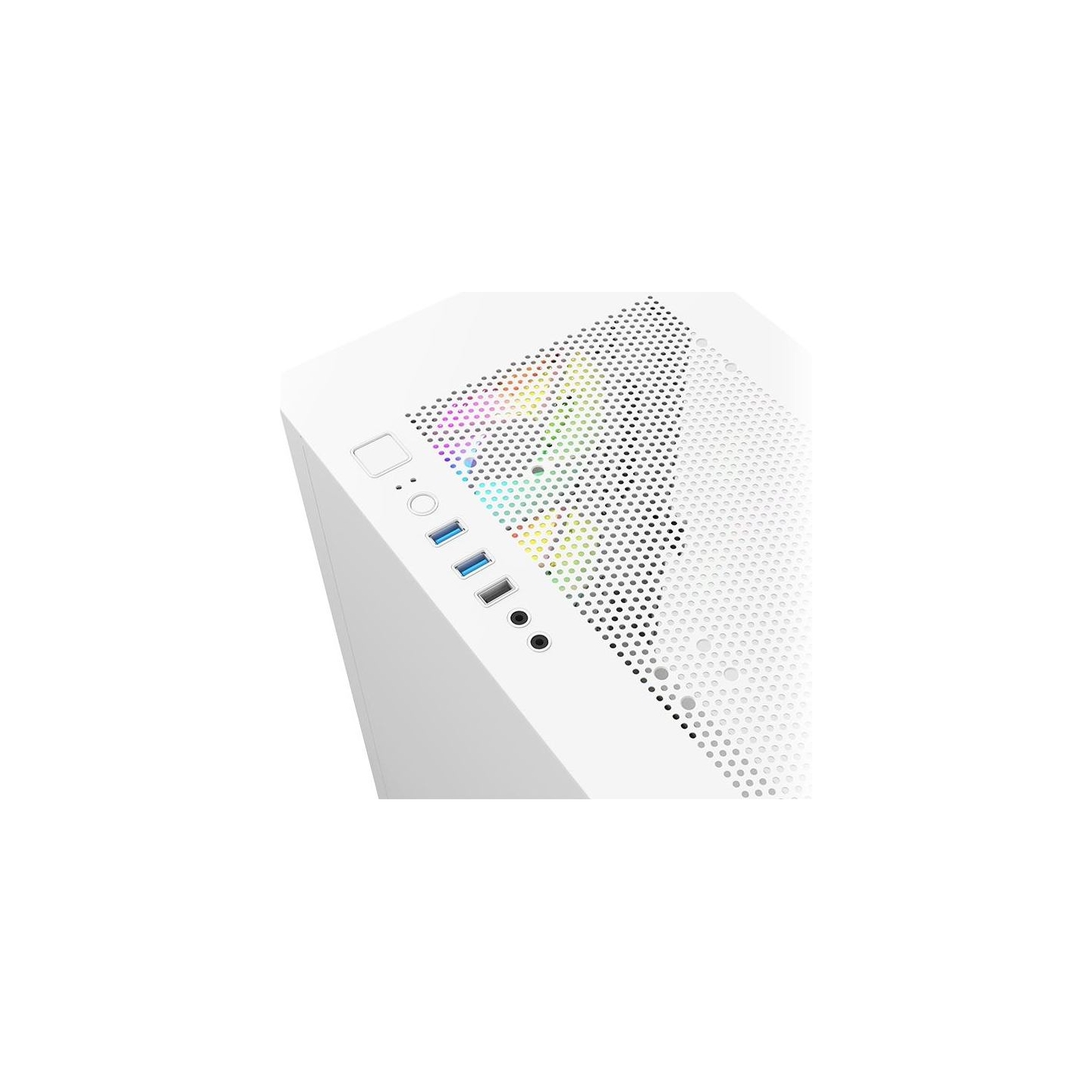 Montech Case|MONTECH|AIR 100 ARGB|MidiTower|Not included|MicroATX|MiniITX|Colour White|AIR100ARGB(W)