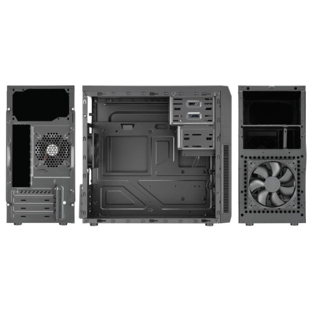 Golden Tiger Case|GOLDEN TIGER|Supported motherboard form factors micro ATX|Black|Midi Tower|Baltimore 530|BALTIMORE5302USB2+2US