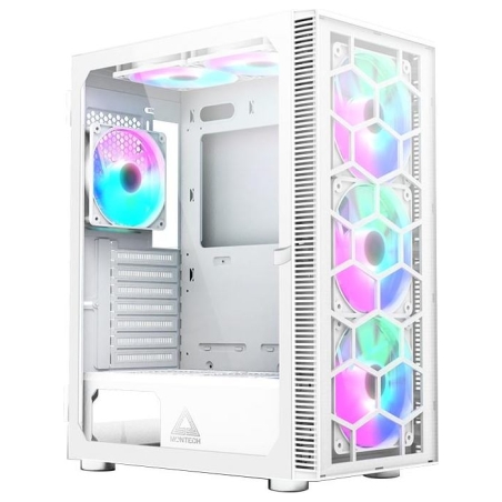 Montech Case|MONTECH|X3 Glass|MidiTower|Case product features Transparent panel|Not included|ATX|MicroATX|MiniITX|Colour White|X