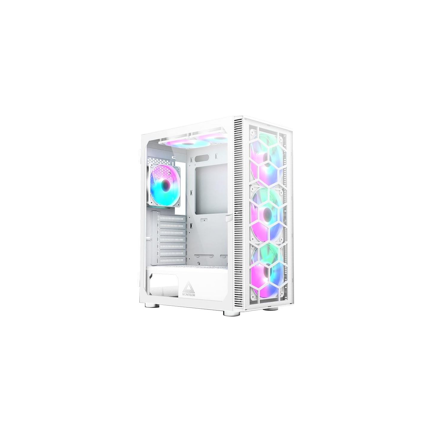 Montech Case|MONTECH|X3 Glass|MidiTower|Case product features Transparent panel|Not included|ATX|MicroATX|MiniITX|Colour White|X