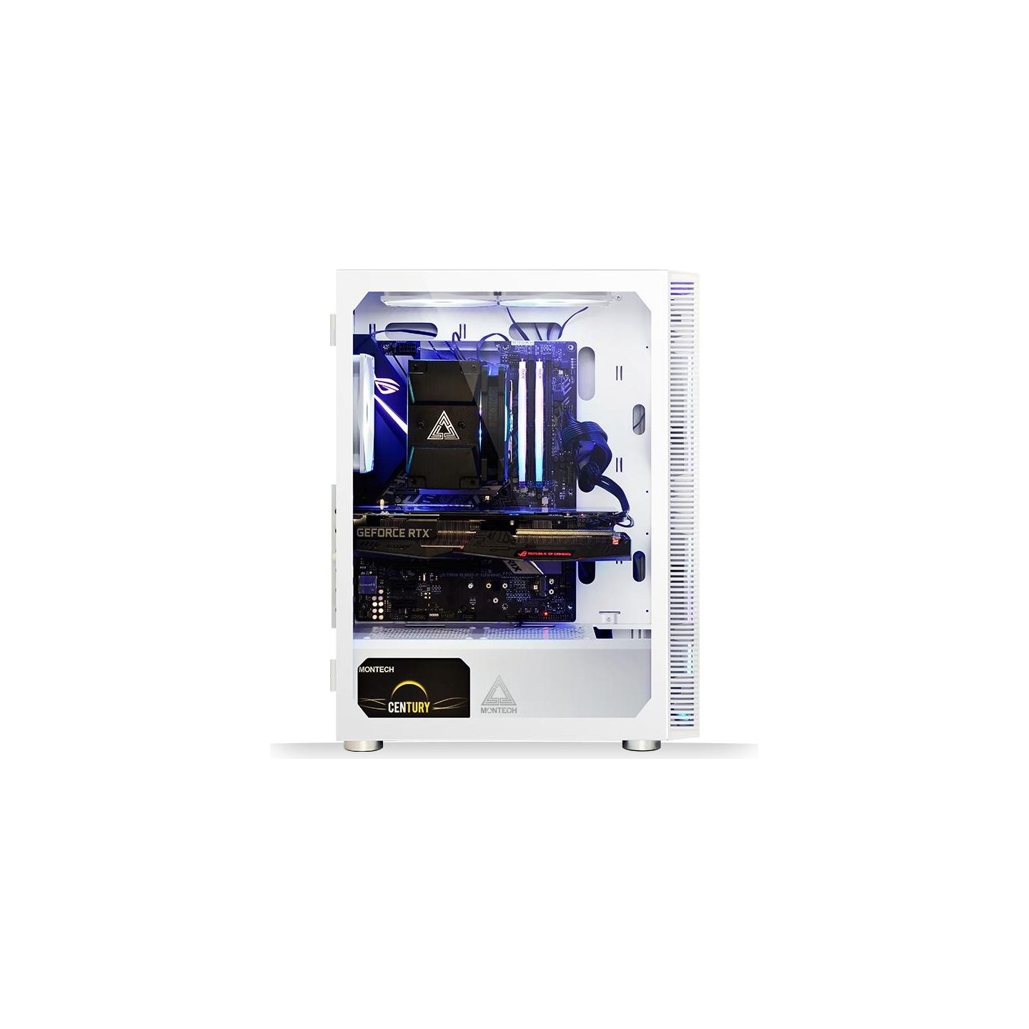 Montech Case|MONTECH|X3 Glass|MidiTower|Case product features Transparent panel|Not included|ATX|MicroATX|MiniITX|Colour White|X