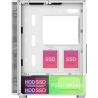 Montech Case|MONTECH|X3 Glass|MidiTower|Case product features Transparent panel|Not included|ATX|MicroATX|MiniITX|Colour White|X