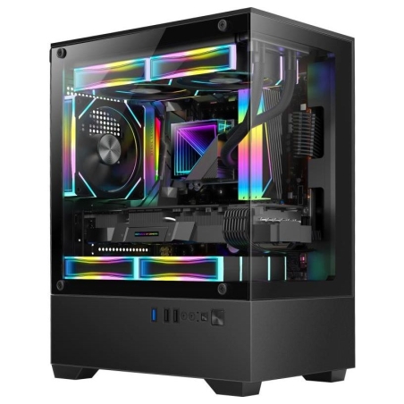 Golden Tiger Case|GOLDEN TIGER|micro ATX|Black|Mini Tower|Raider SL-2|RAIDERSL-2