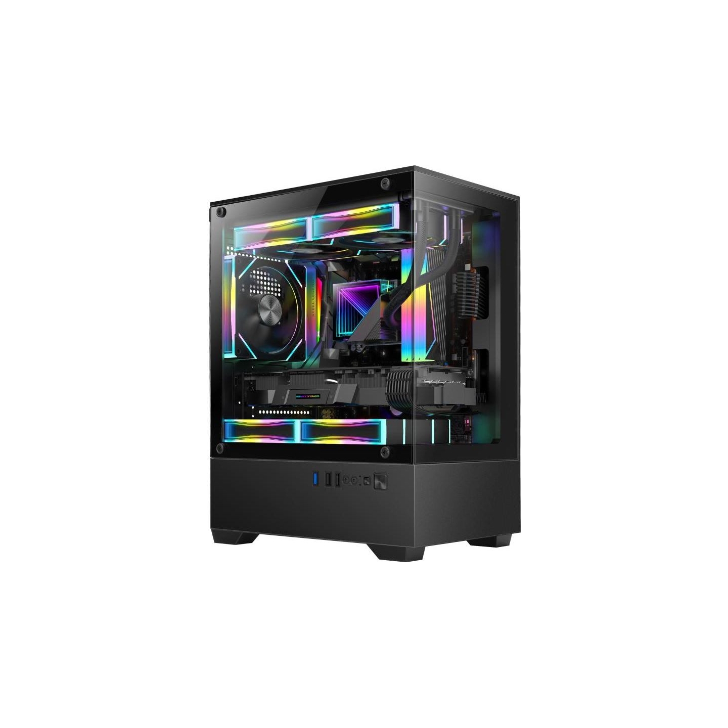 Golden Tiger Case|GOLDEN TIGER|micro ATX|Black|Mini Tower|Raider SL-2|RAIDERSL-2