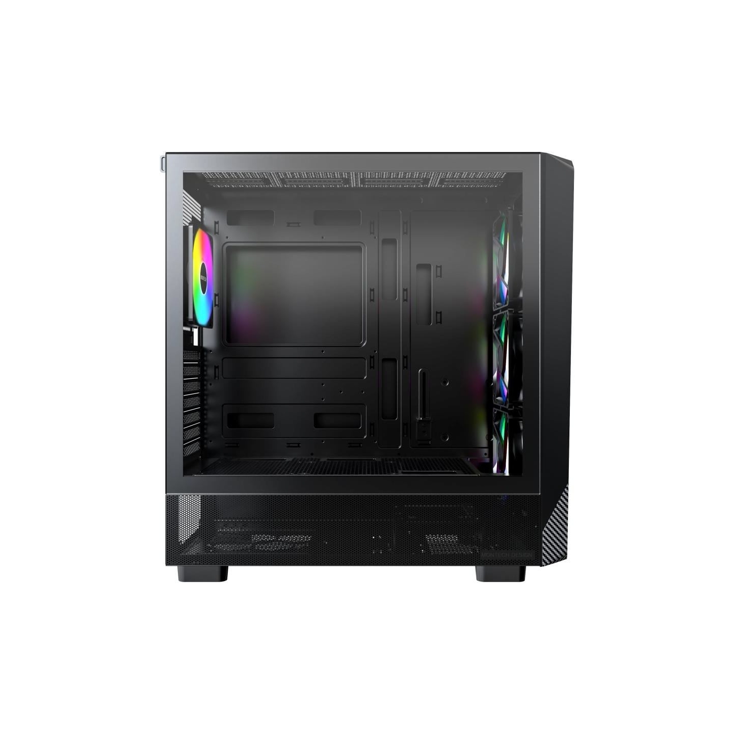 Montech Case|MONTECH|X5|MidiTower|Case product features Transparent panel|Not included|Colour Black|X5(B)