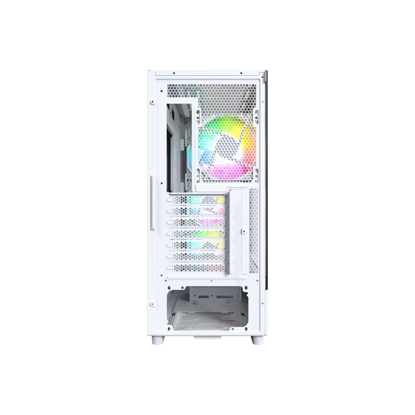 Montech Case|MONTECH|X5|MidiTower|Case product features Transparent panel|Not included|Colour White|X5(W)