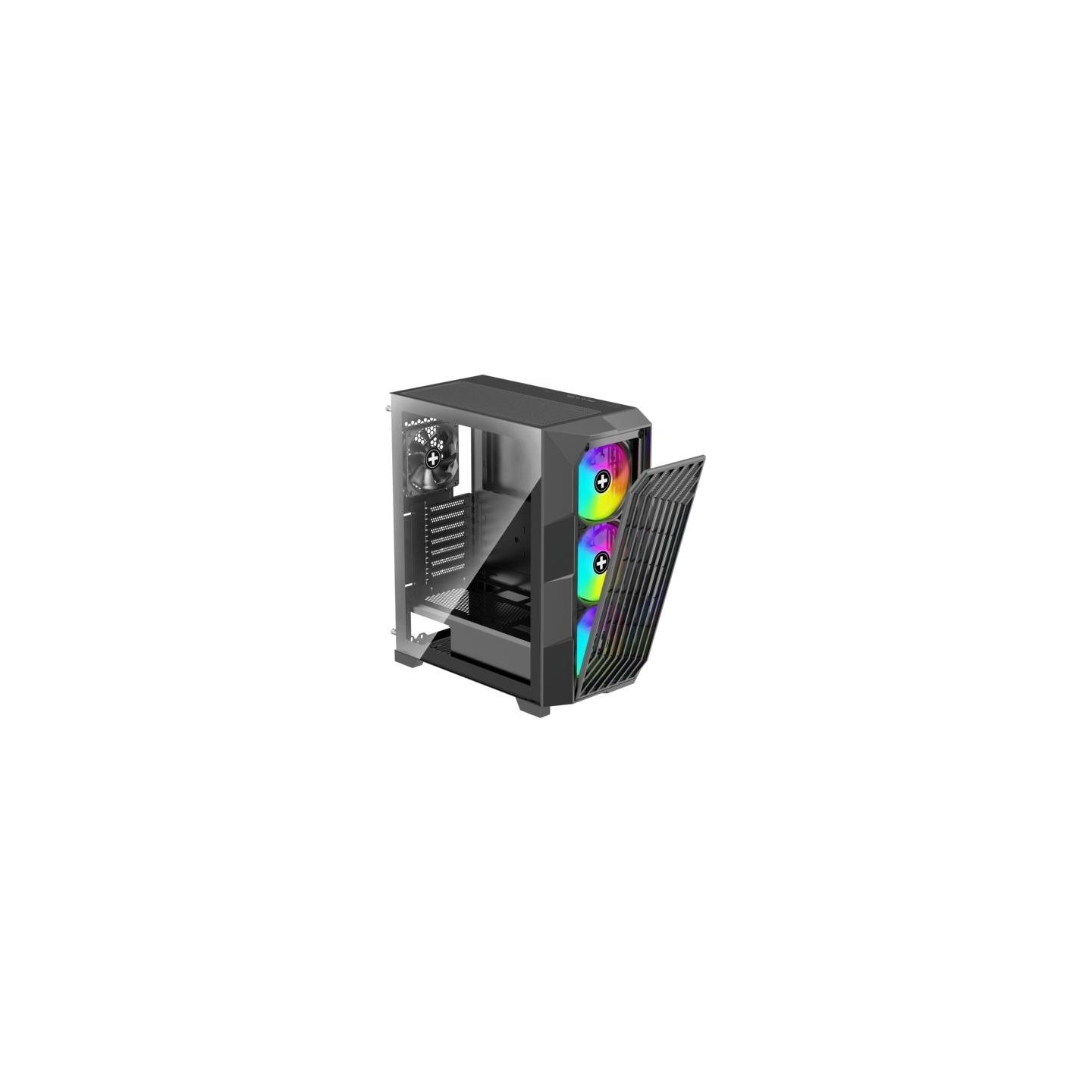 Xilence Case|XILENCE|ATX/micro ATX/Mini-ITX|Black|Midi Tower|PC|XILENT BREEZE II|X812.ARGB