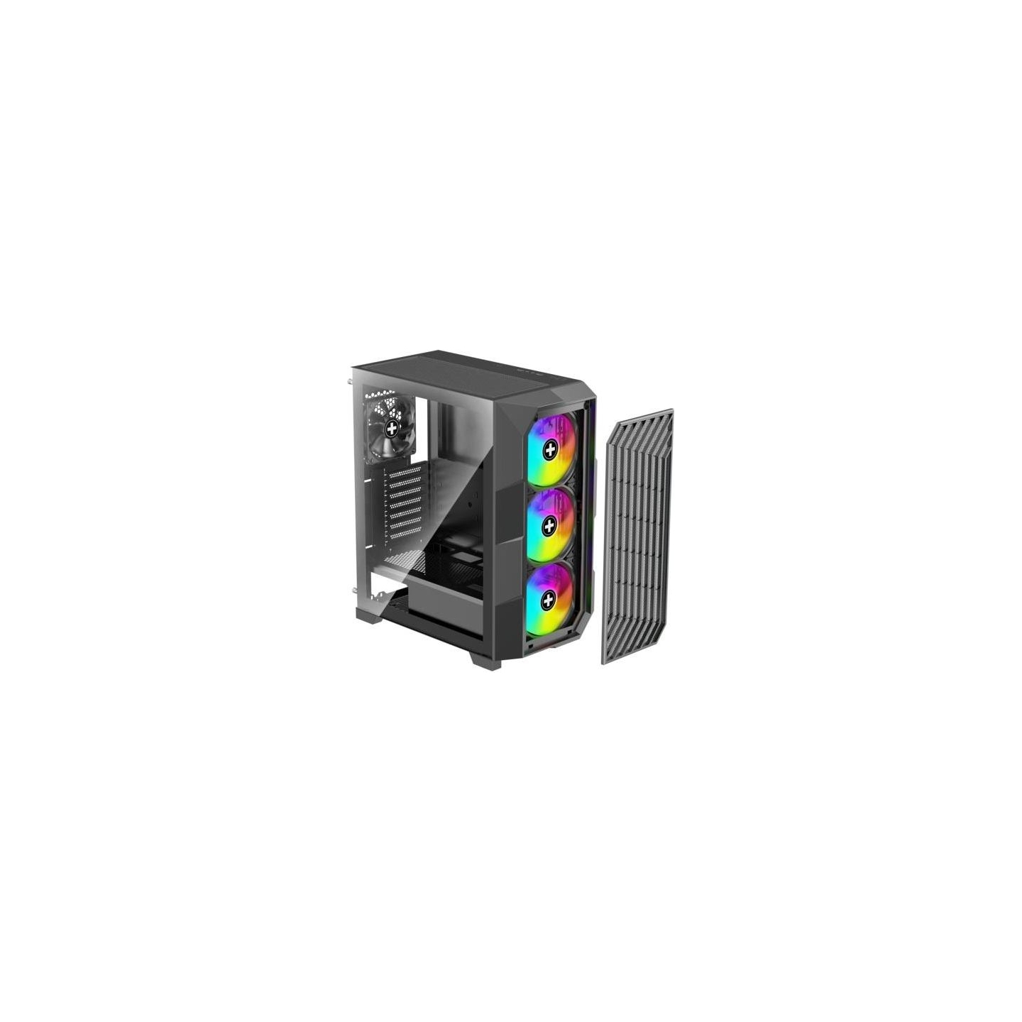 Xilence Case|XILENCE|ATX/micro ATX/Mini-ITX|Black|Midi Tower|PC|XILENT BREEZE II|X812.ARGB