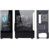 Golden Tiger Case|GOLDEN TIGER|Supported motherboard form factors ATX/micro ATX|Black|Midi Tower|Raider DK-6|RAIDERDK6