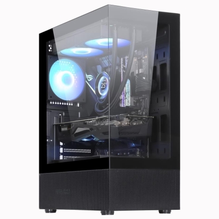 Golden Tiger Case|GOLDEN TIGER|Supported motherboard form factors ATX/micro ATX|Black|Midi Tower|Raider DK-6|RAIDERDK6