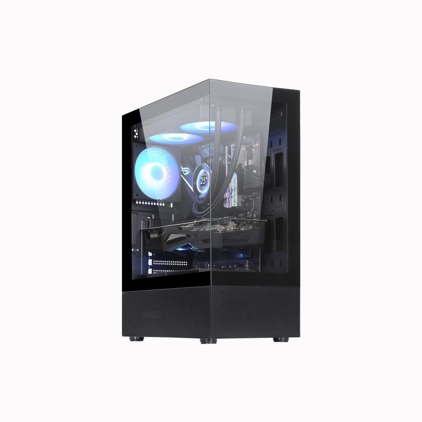 Golden Tiger Case|GOLDEN TIGER|Supported motherboard form factors ATX/micro ATX|Black|Midi Tower|Raider DK-6|RAIDERDK6