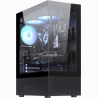 Golden Tiger Case|GOLDEN TIGER|Supported motherboard form factors ATX/micro ATX|Black|Midi Tower|Raider DK-6|RAIDERDK6