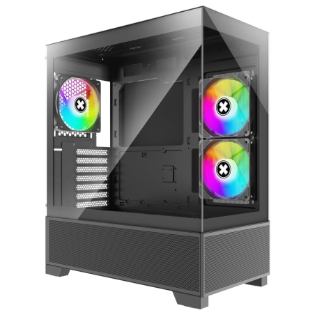 Xilence Case|XILENCE|XG172|MidiTower|Case product features Fan control panel/Transparent panel|Not included|Colour Black|XG172