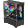 Xilence Case|XILENCE|XG172|MidiTower|Case product features Fan control panel/Transparent panel|Not included|Colour Black|XG172