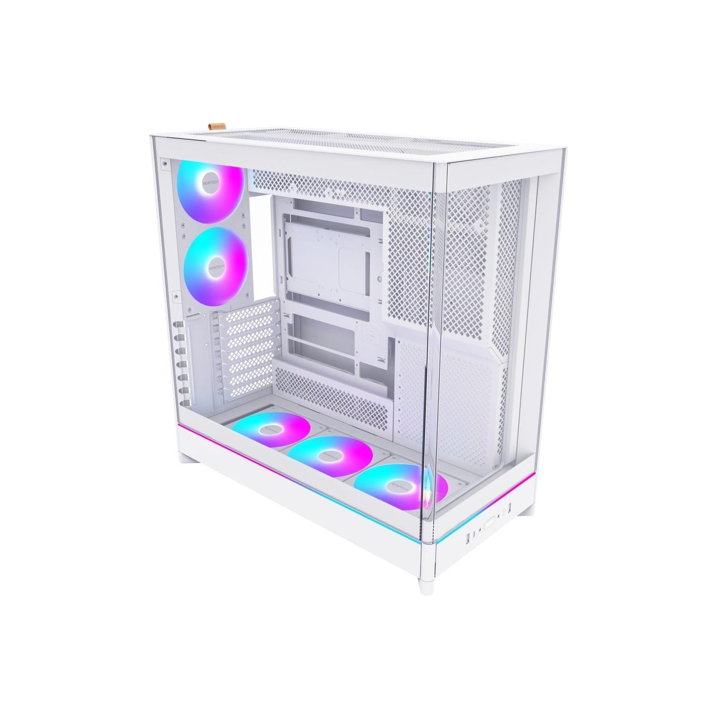 Montech Case|MONTECH|HS02 PRO|MidiTower|Case product features Removeable HDD basket/Transparent panel|Not included|ATX|MicroATX|