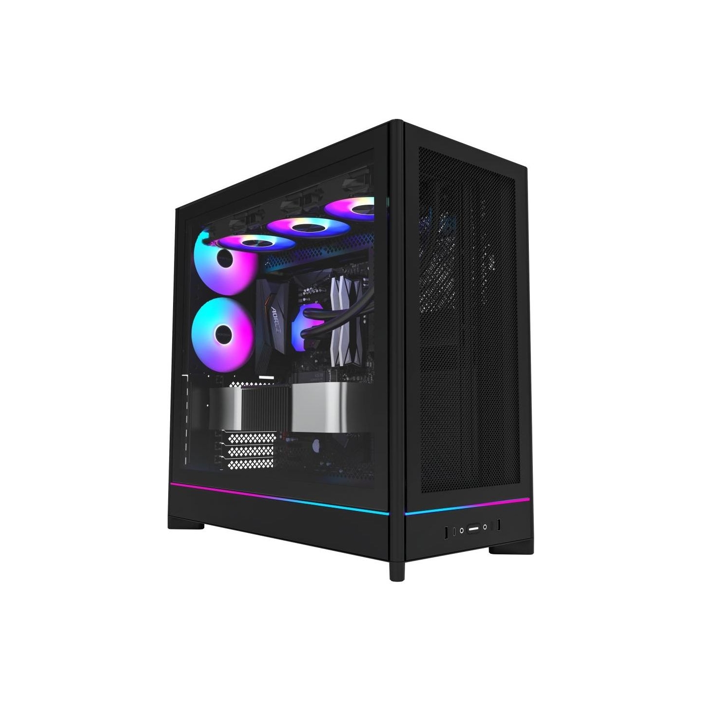 Montech Case|MONTECH|HS01 PRO|MidiTower|Case product features Removeable HDD basket/Transparent panel|Not included|ATX|MicroATX|