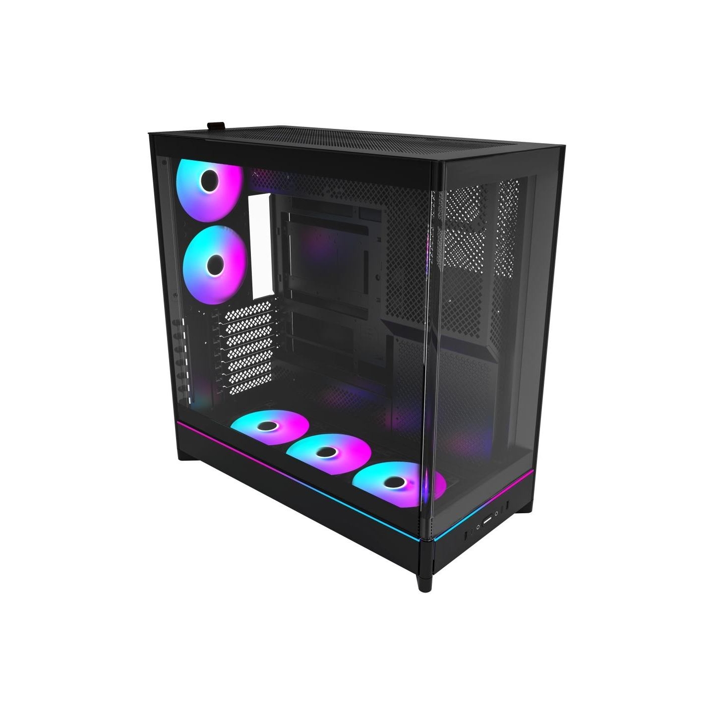 Montech Case|MONTECH|HS02 PRO|MidiTower|Case product features Removeable HDD basket/Transparent panel|Not included|ATX|MicroATX|