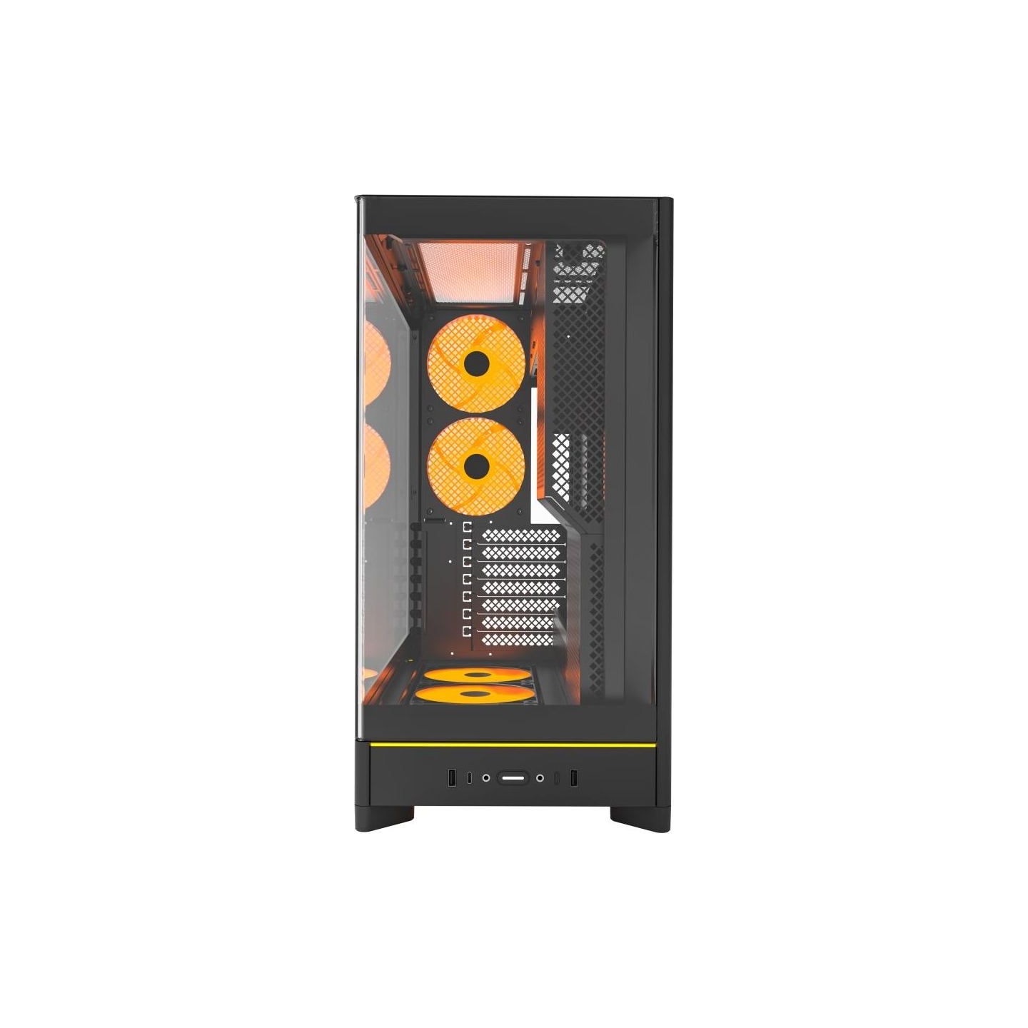 Montech Case|MONTECH|HS02 PRO|MidiTower|Case product features Removeable HDD basket/Transparent panel|Not included|ATX|MicroATX|