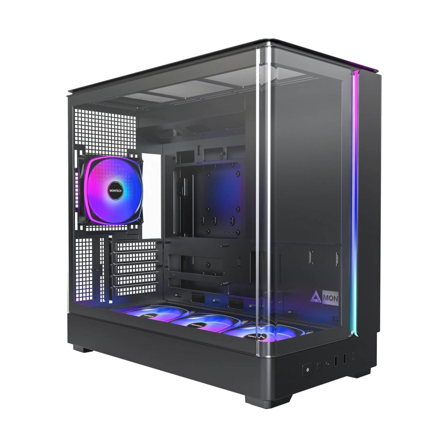 Montech Case|MONTECH|micro ATX/Mini-ITX|Black|Midi Tower|PC|KING 15 PRO|KING15PRO(B)