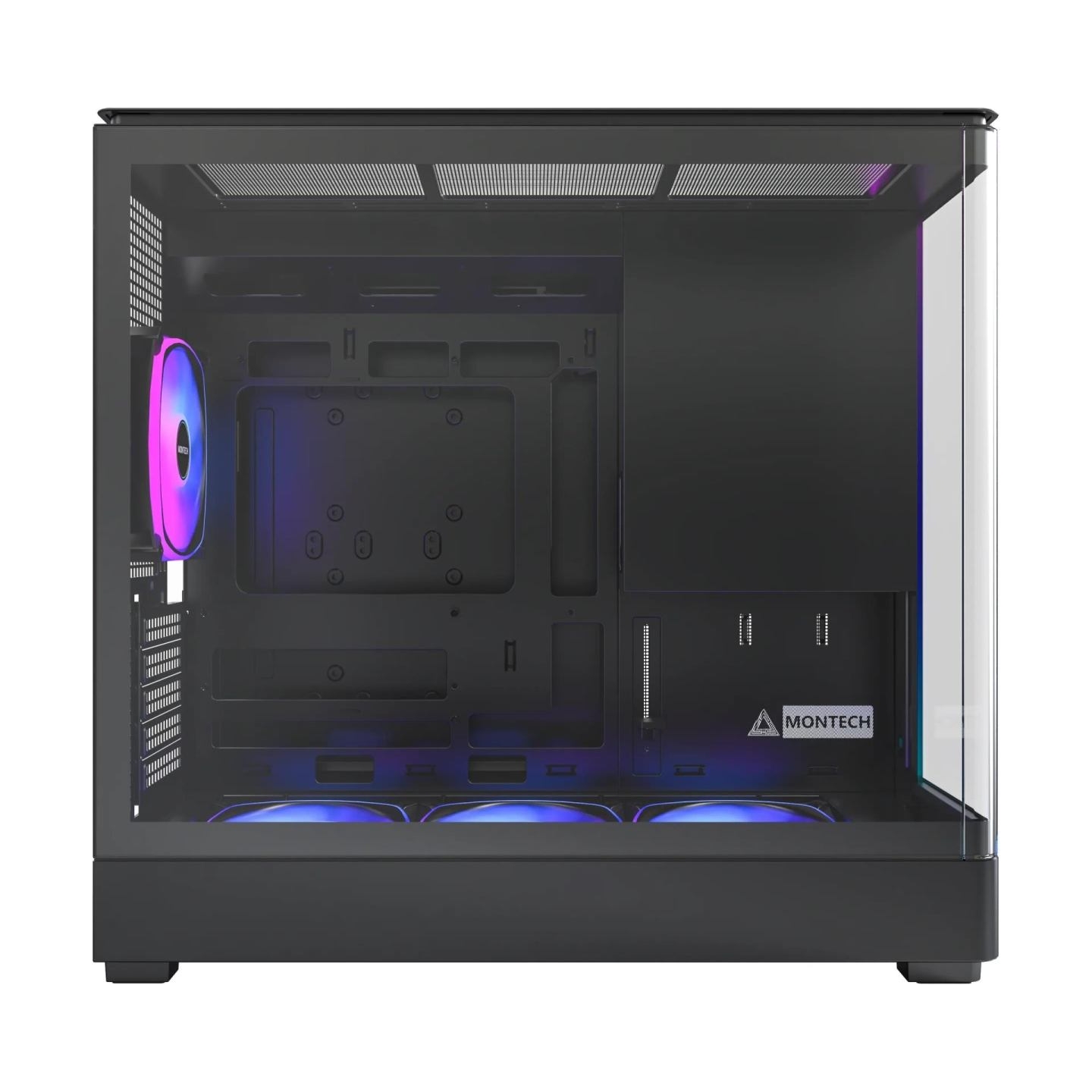 Montech Case|MONTECH|micro ATX/Mini-ITX|Black|Midi Tower|PC|KING 15 PRO|KING15PRO(B)