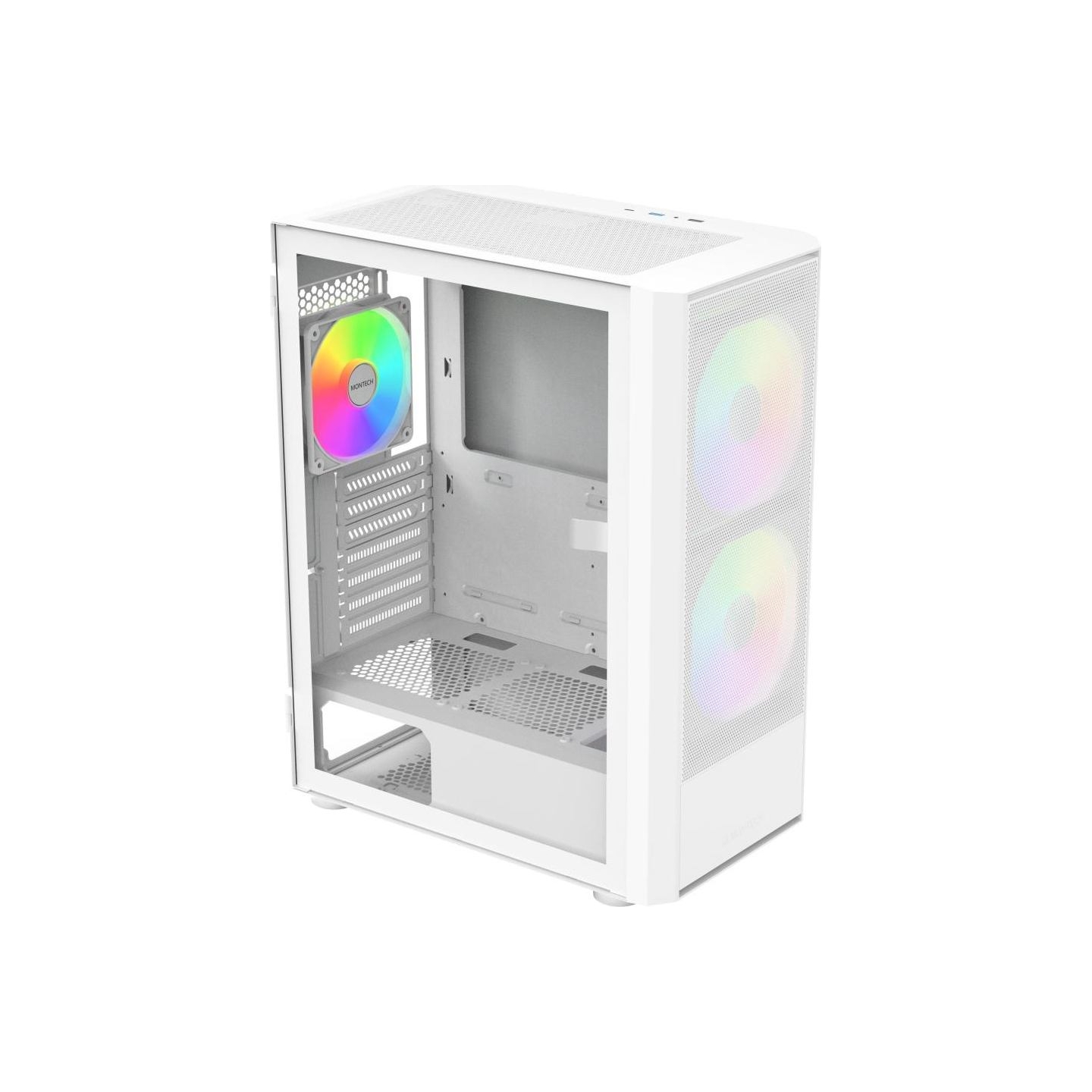 Montech Case|MONTECH|ATX/micro ATX/Mini-ITX|White|Midi Tower|PC|MONTECH X2 PLUS (W)|X2PLUS(W)