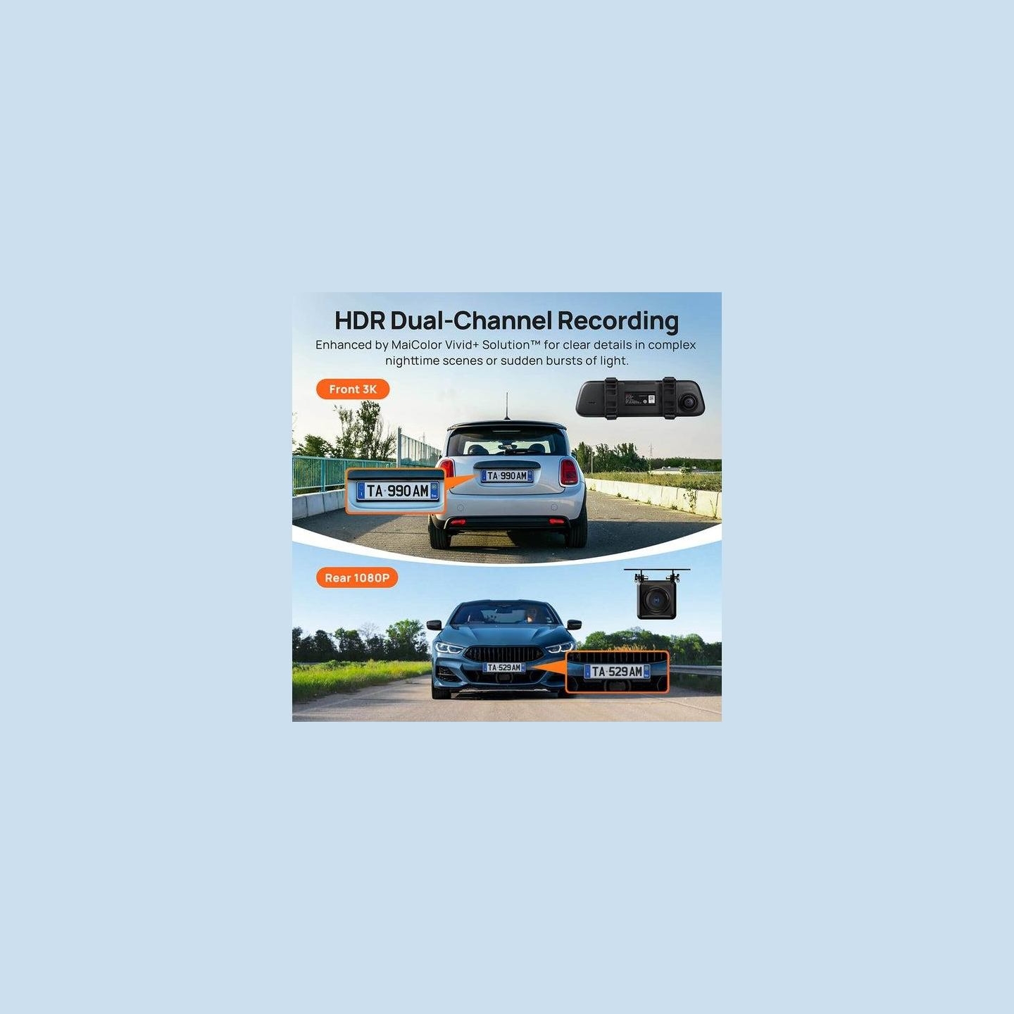 70Mai DASHCAM REARVIEW/S500 70MAI