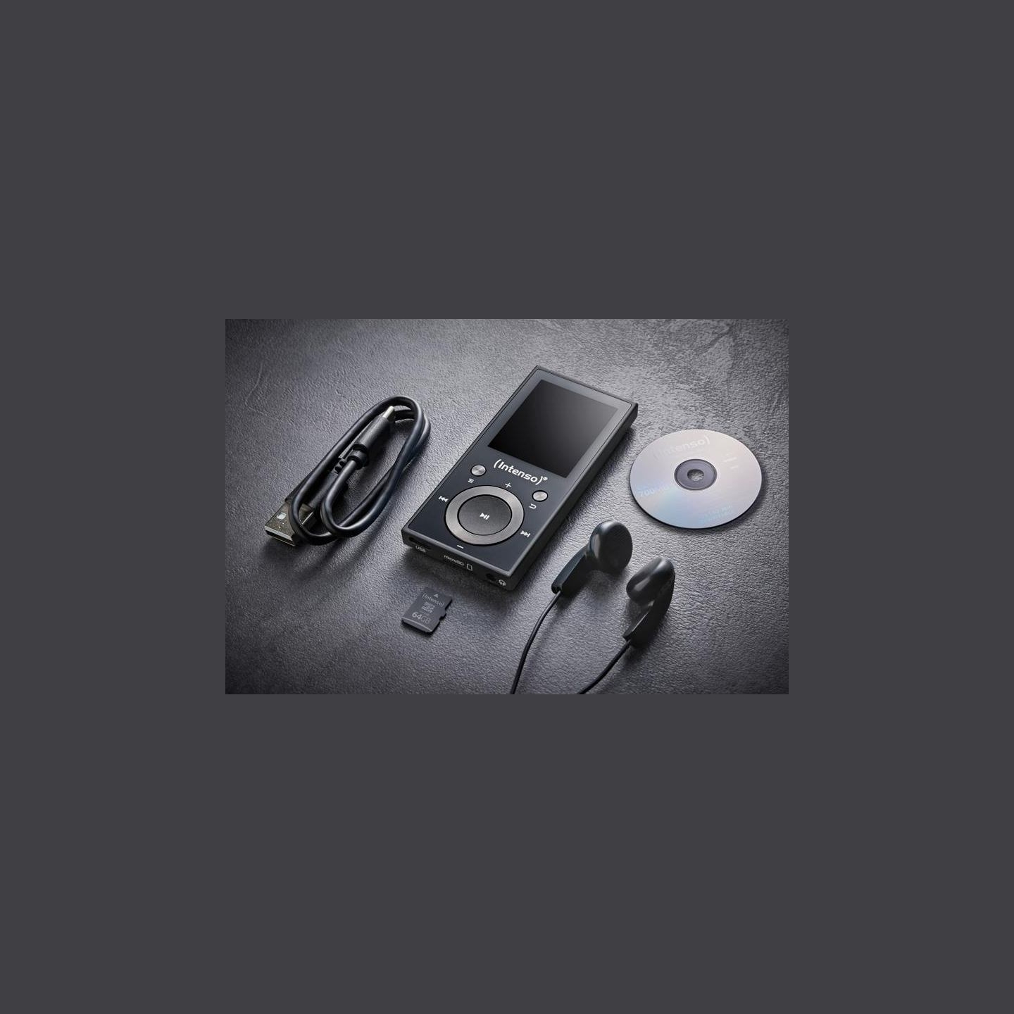 Intenso MP3 PLAYER 64GB BLACK/3717490 INTENSO